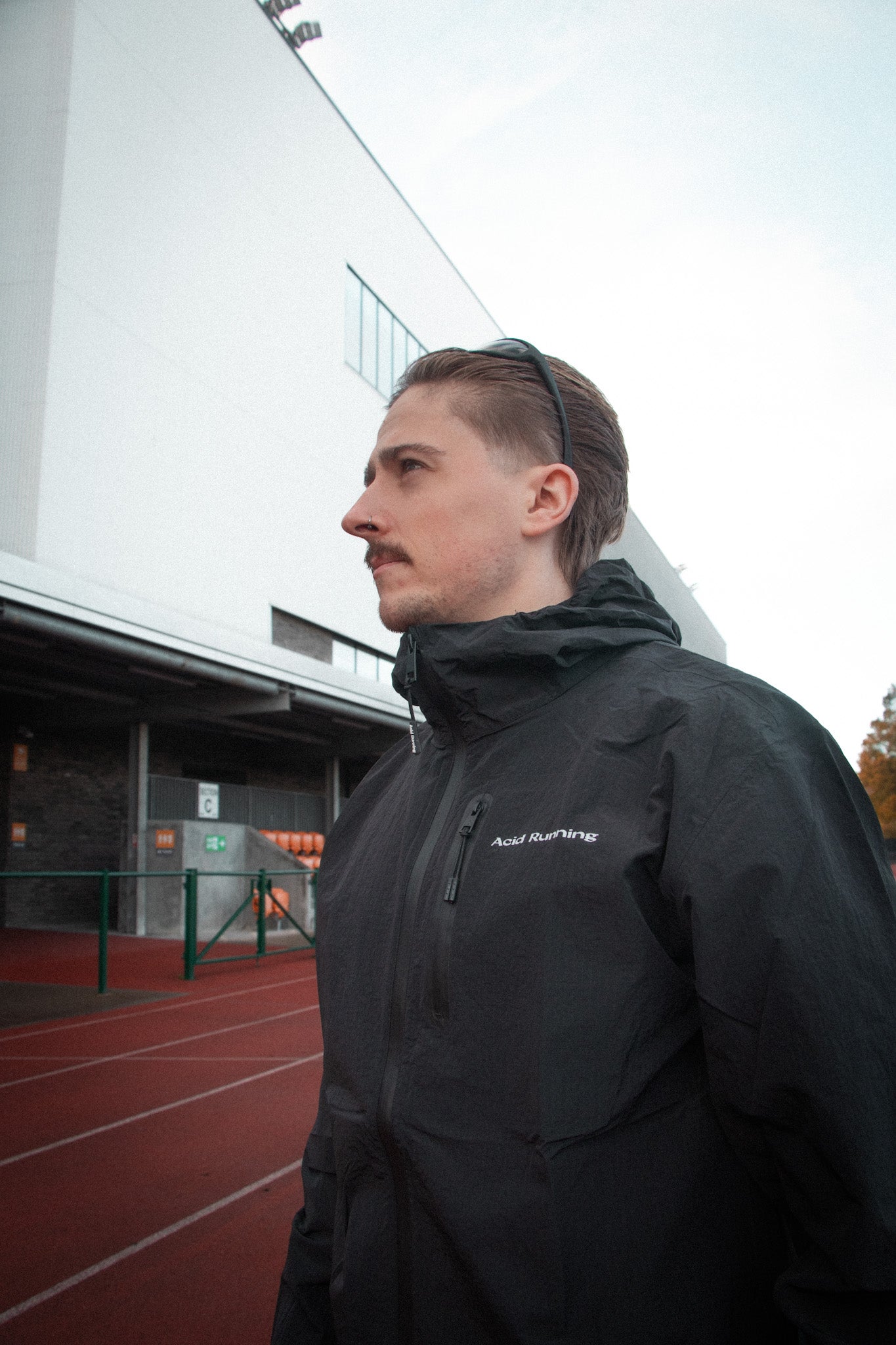 Acid Running Lightweight Running Jacket Black