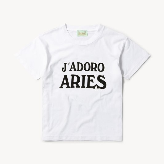 Aries J'Adoro Aries Tee White