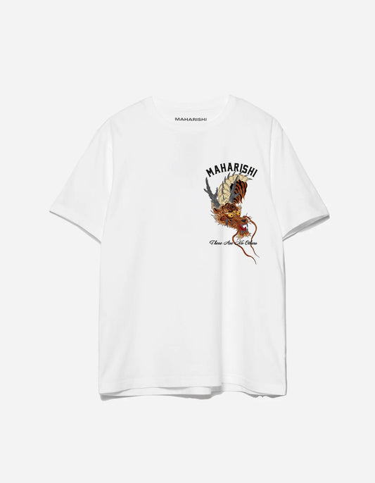 Maharishi Tour Tiger Dragon T-shirt White