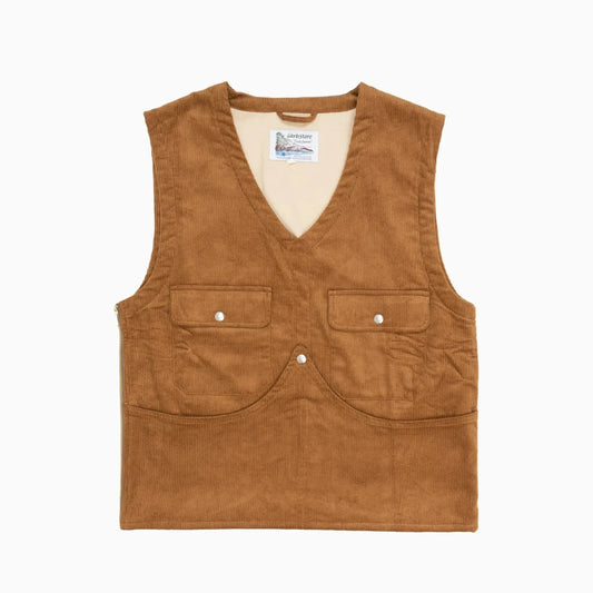 Garbstore Cord Vest Tobacco