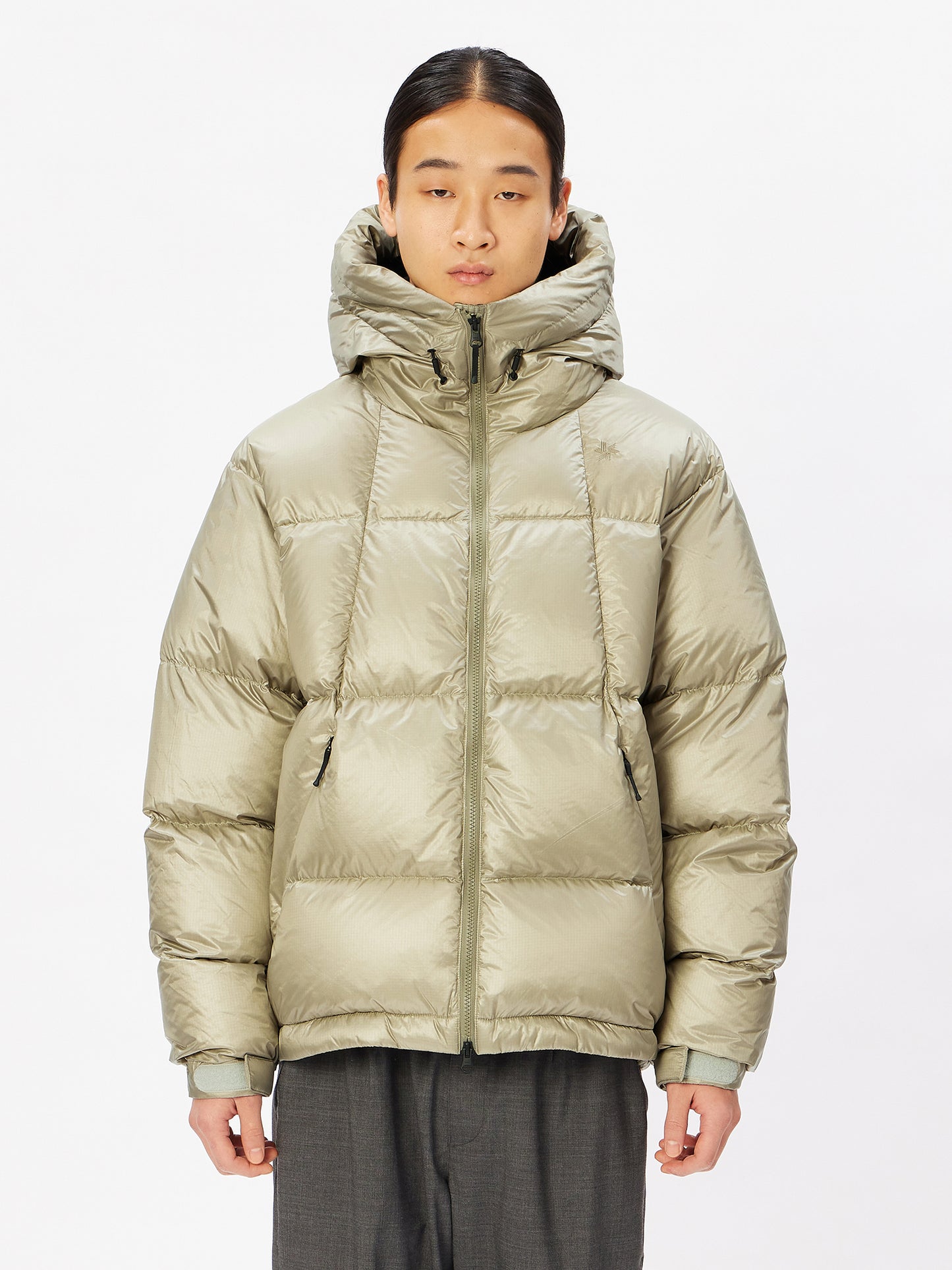 Goldwin Pertex Quantum Down Parka Jacket Oak Beige