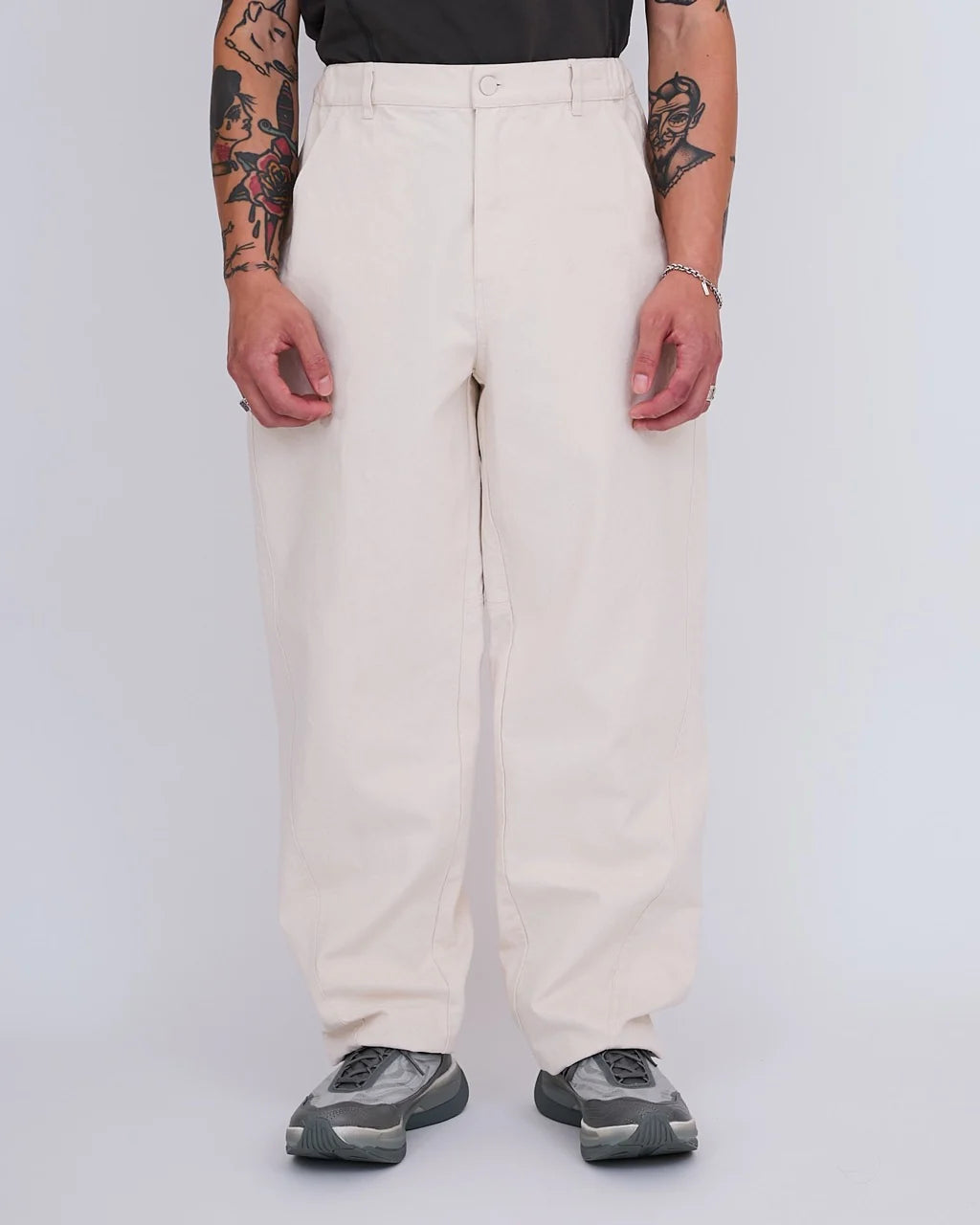 Mellow Clo Warp Trouser Ecru