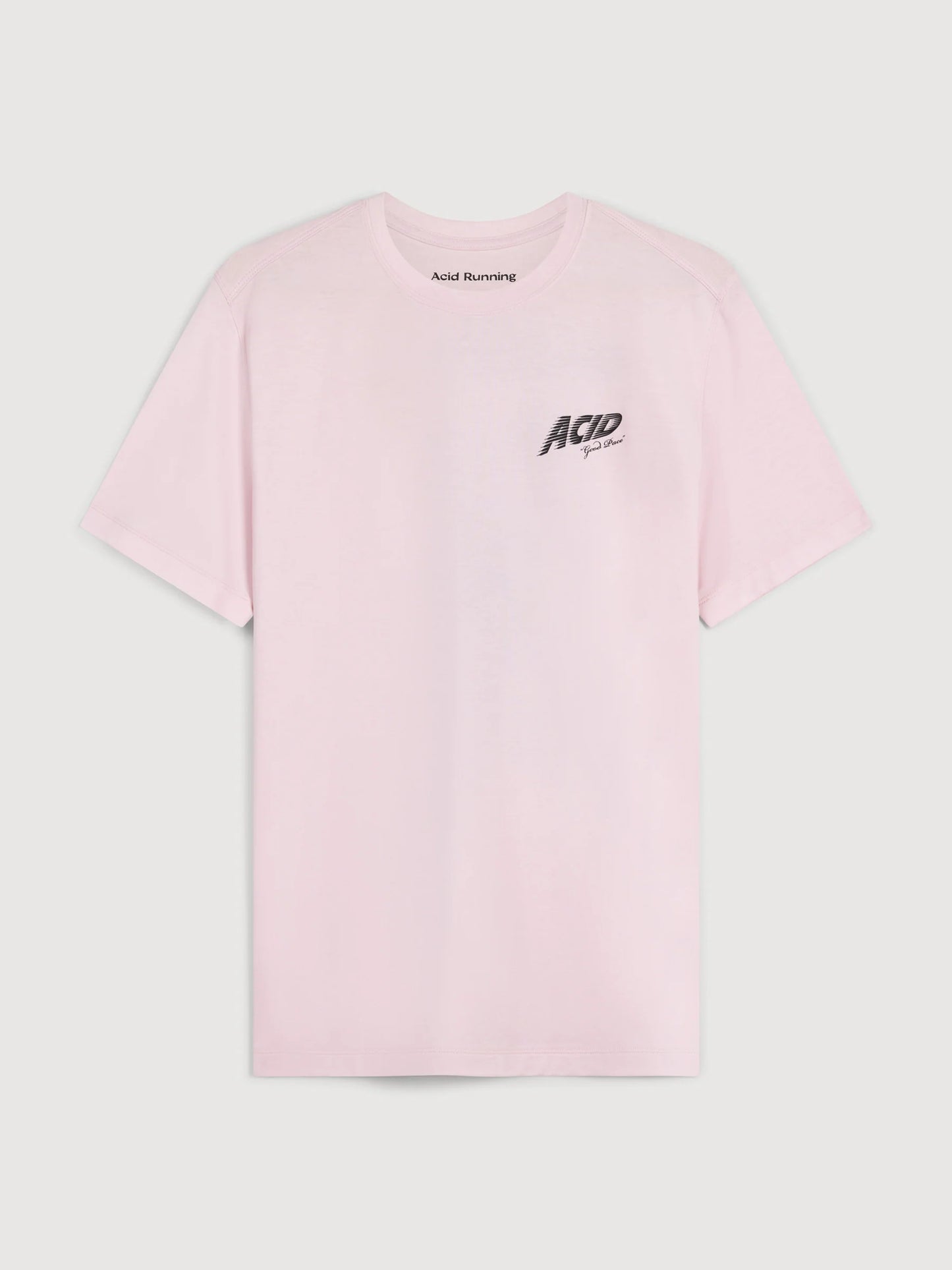 Acid Running Good Pace T-shirt Iced Pink