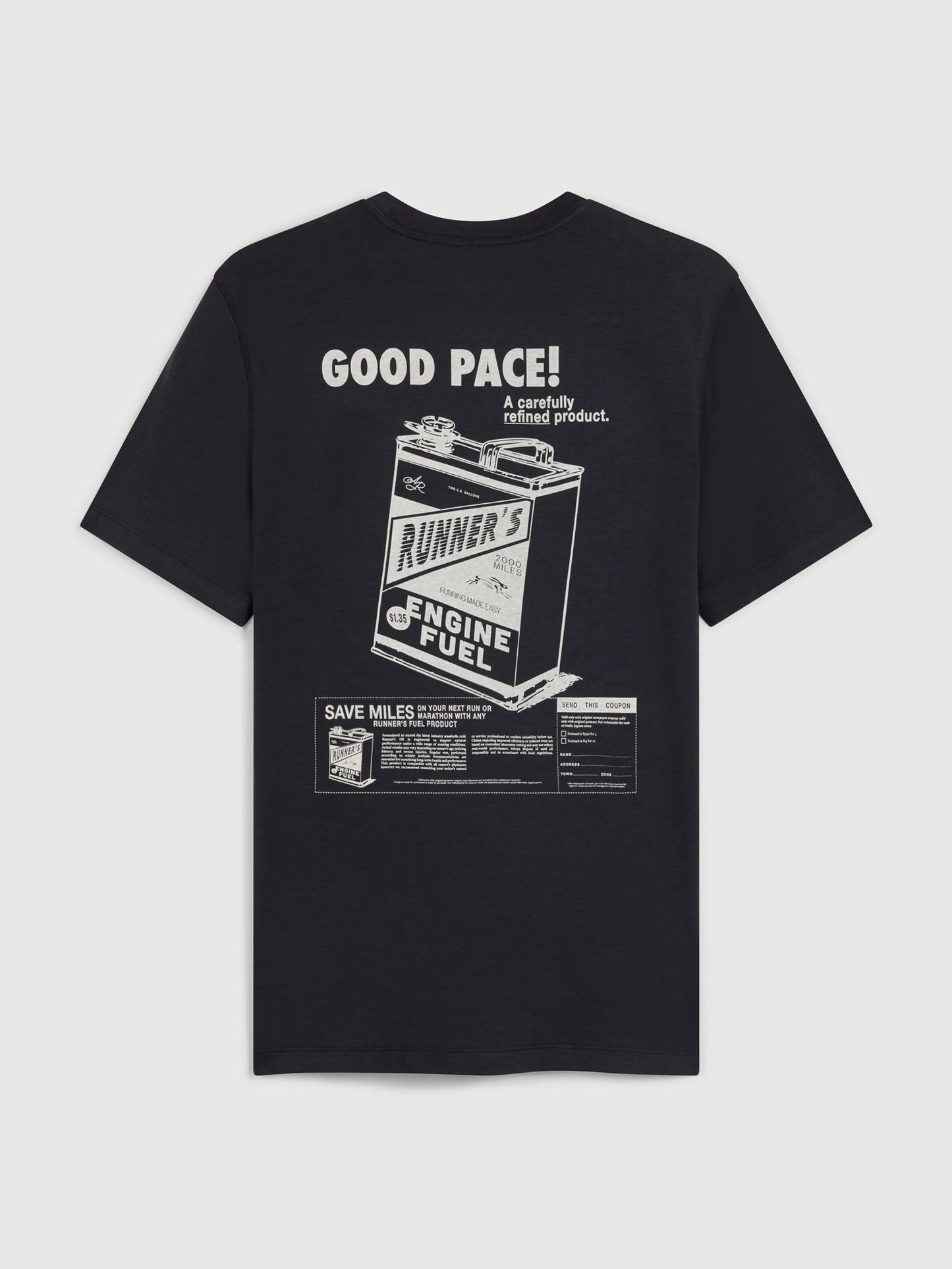 Acid Running Good Pace T-shirt Black