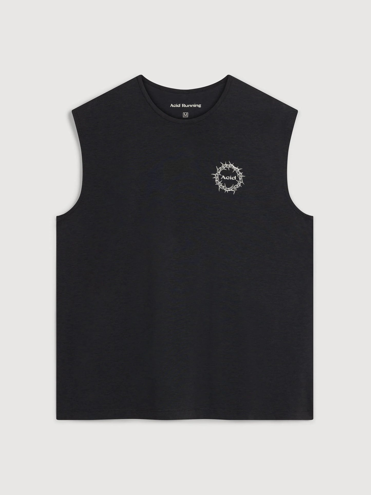 Acid Running The Good Fight Tank Graphite Grey