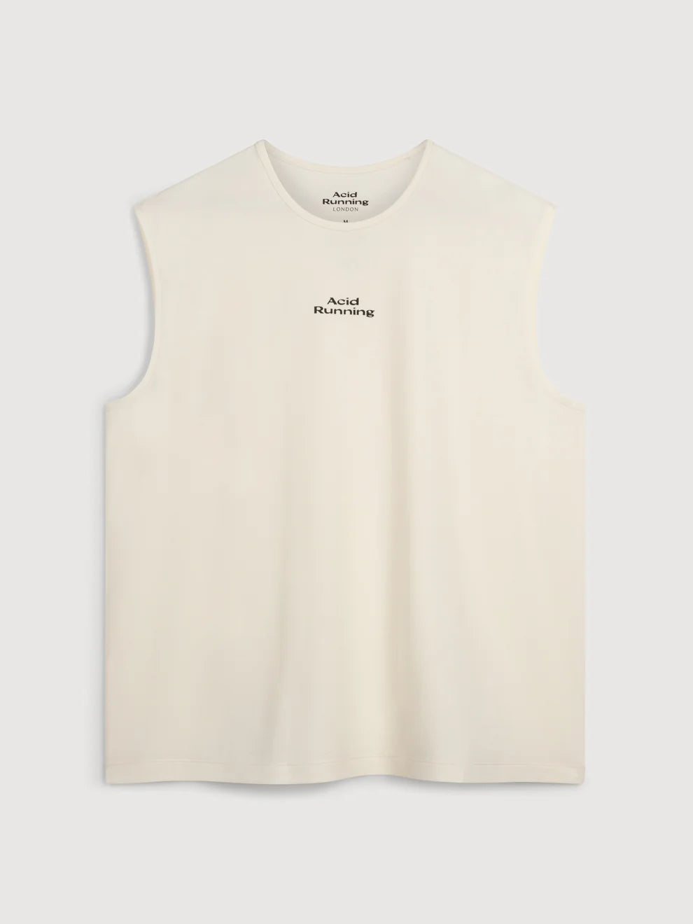 Acid Running Logo Tank Bone White