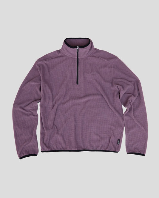 Mellow Clo Summit Half Zip Fleece Rich Plum