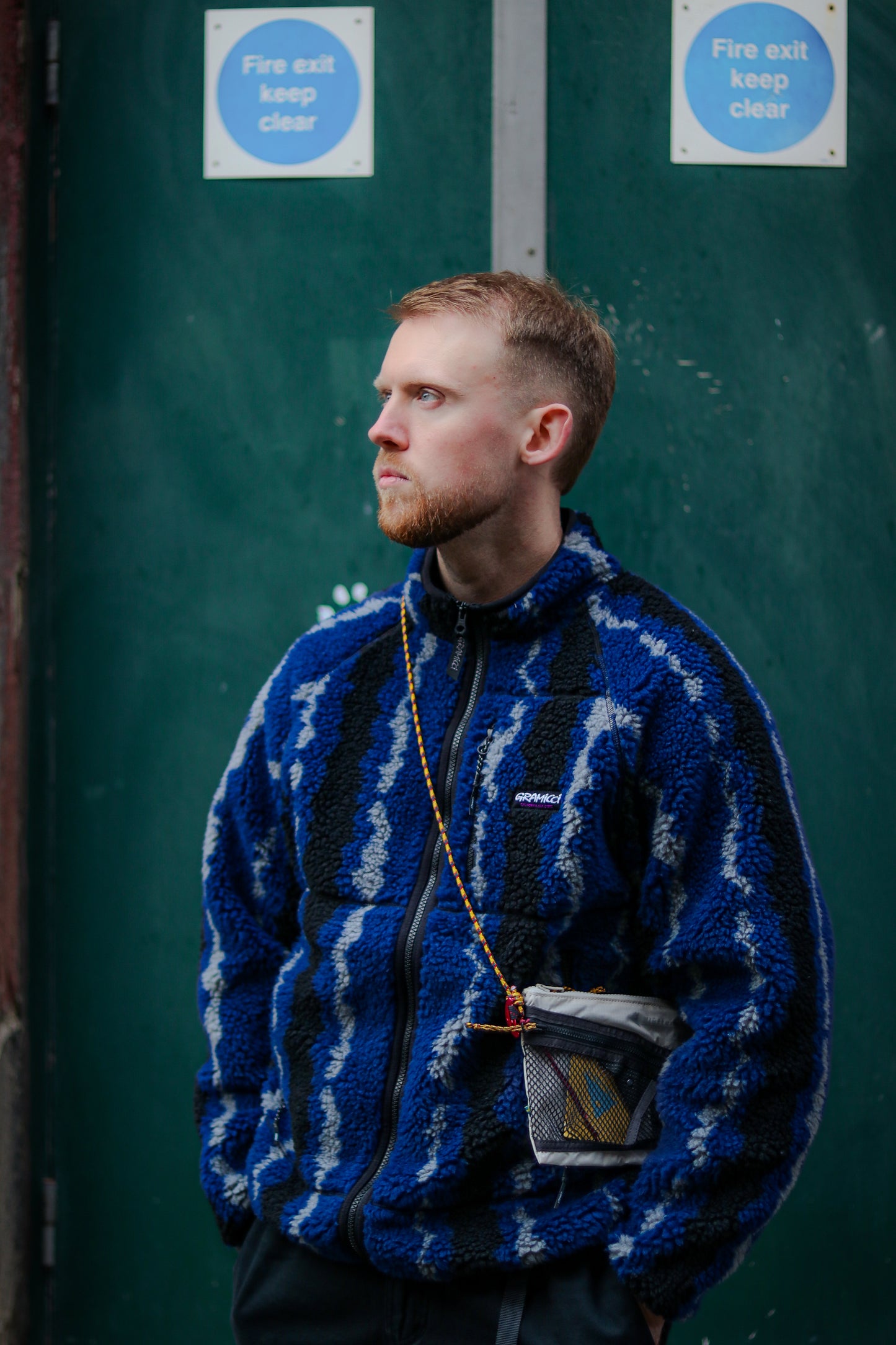 Gramicci Ripple Sherpa Jacket Navy