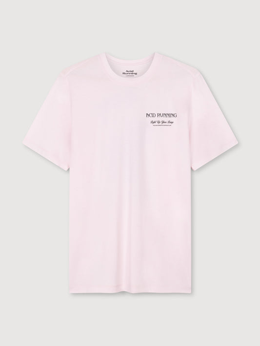 Acid Running Light Up Your Lungs T-shirt Iced Pink