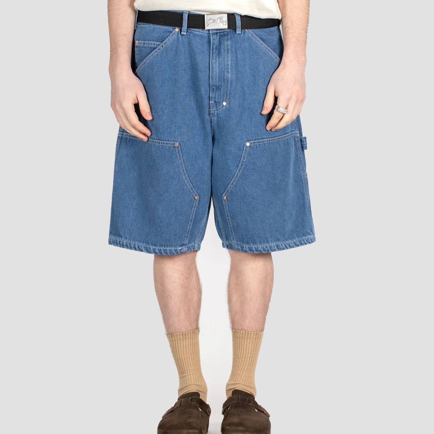 Stan Ray Double Knee Shorts Vintage Stonewash