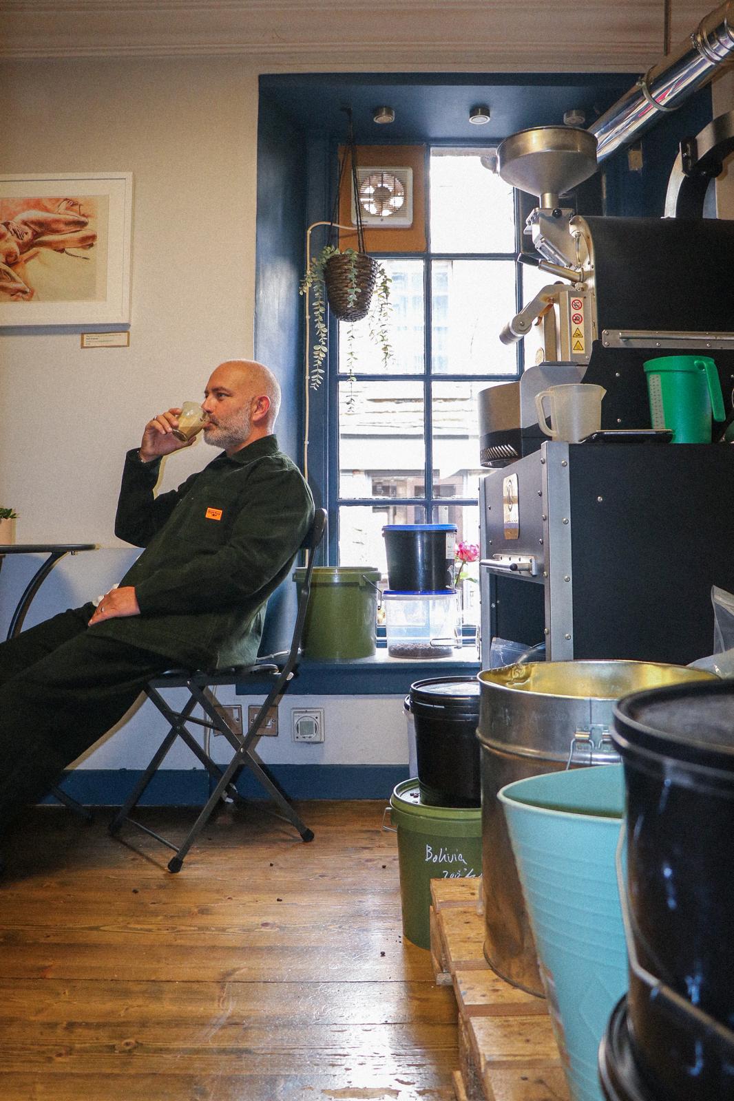 Service Works Corduroy Chore Shirt Coppice Green