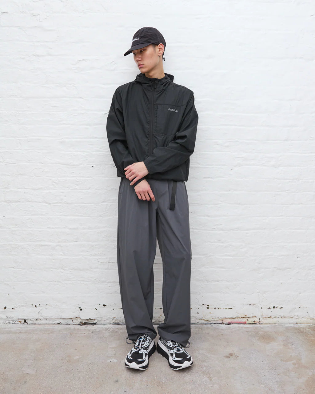Mellow Clo Everyday Nylon Stretch Trouser Grey