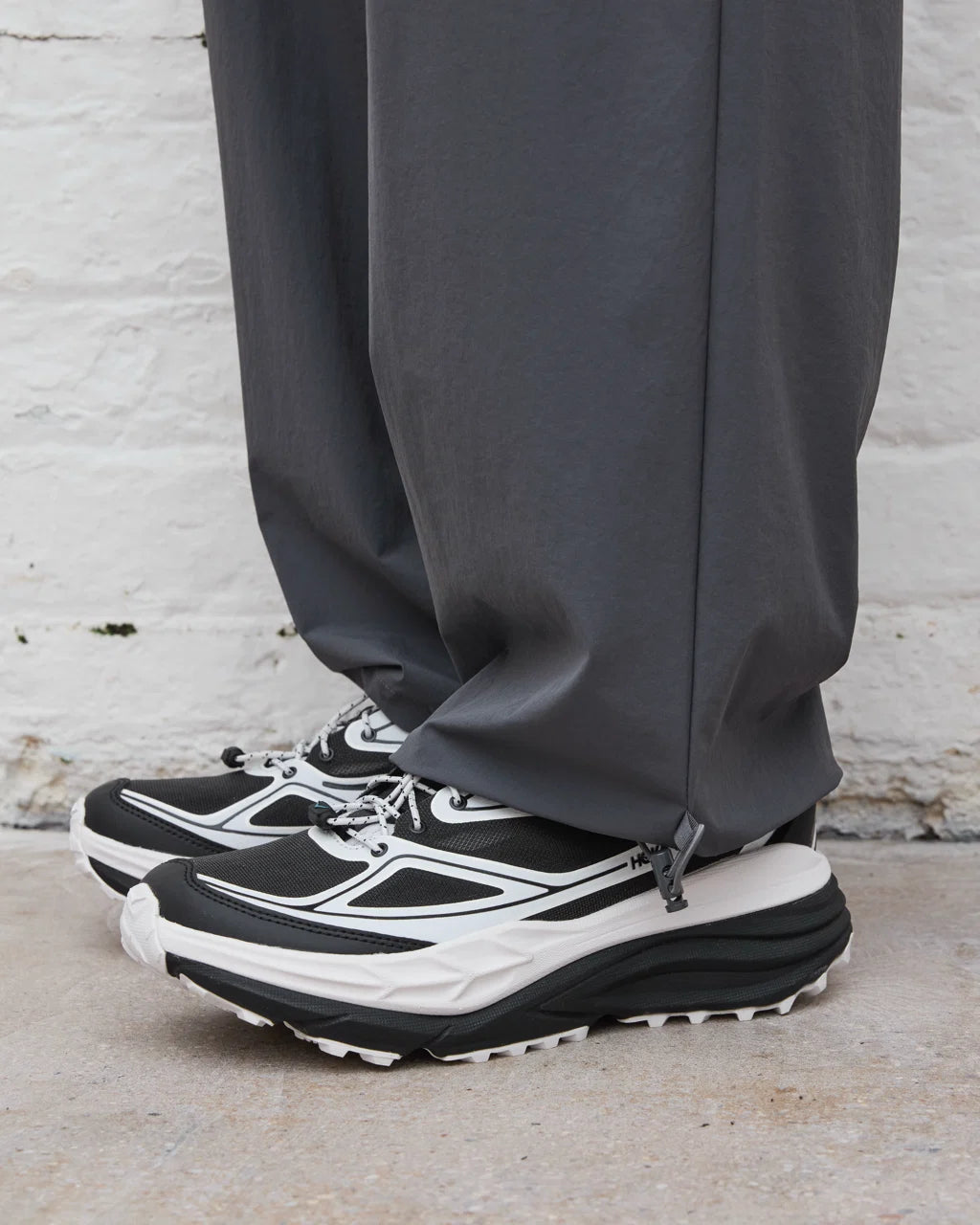 Mellow Clo Everyday Nylon Stretch Trouser Grey