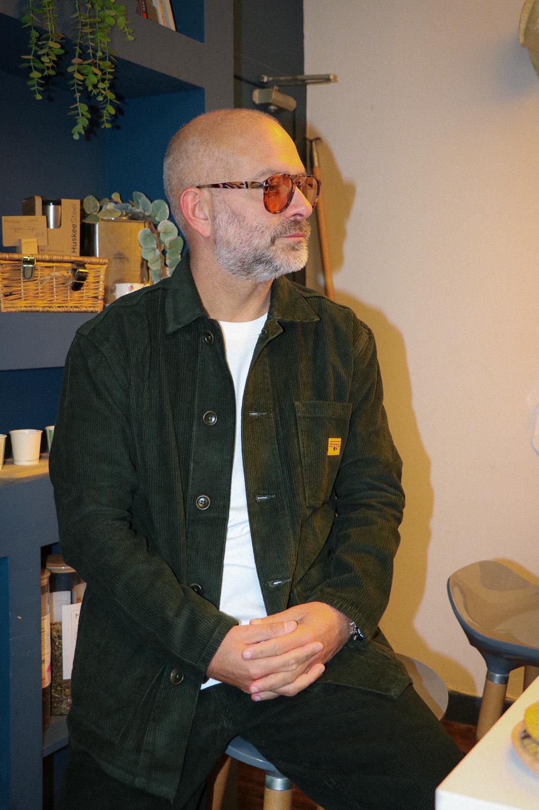 Service Works Corduroy Chore Shirt Coppice Green