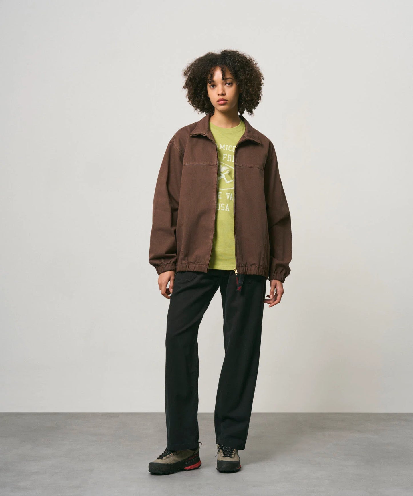 Gramicci Twill Around Jacket Brown Pigment