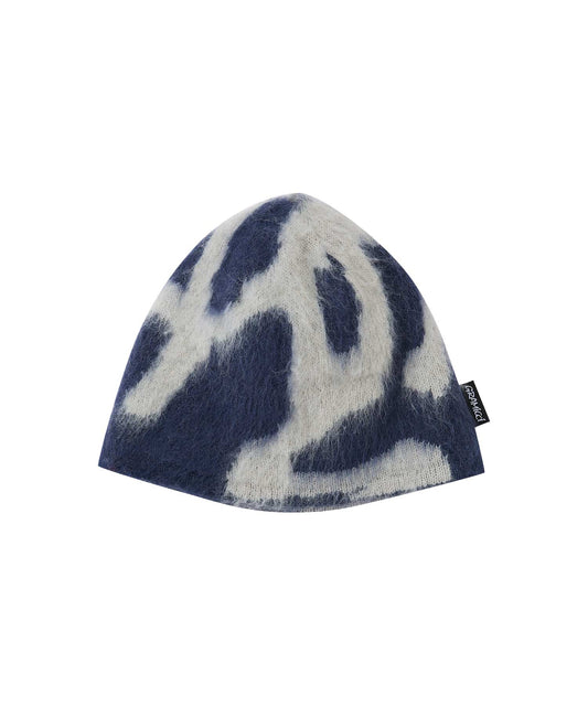 Gramicci Mohair Burly Runningman Beanie Midnight Navy