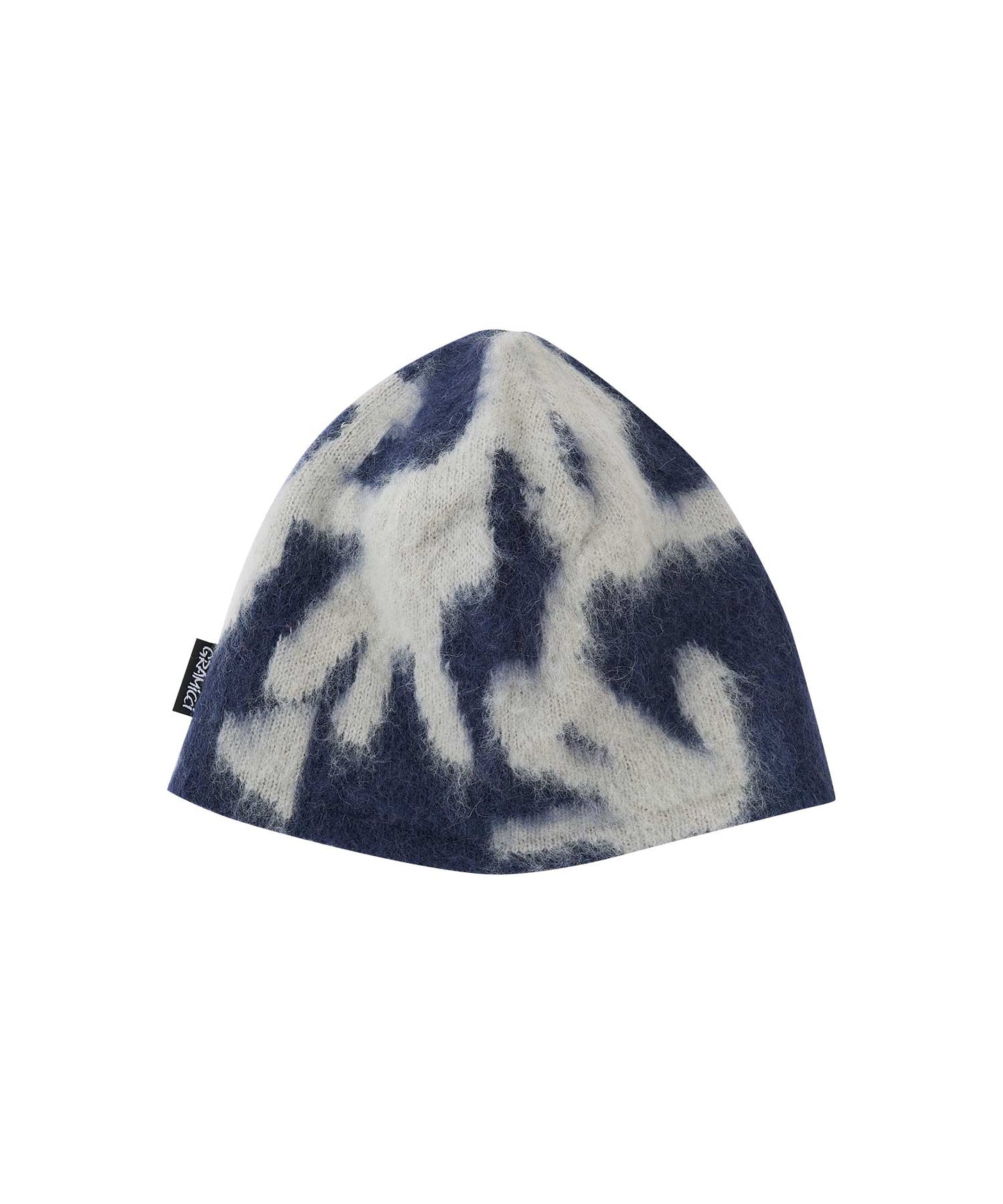 Gramicci Mohair Burly Runningman Beanie Midnight Navy