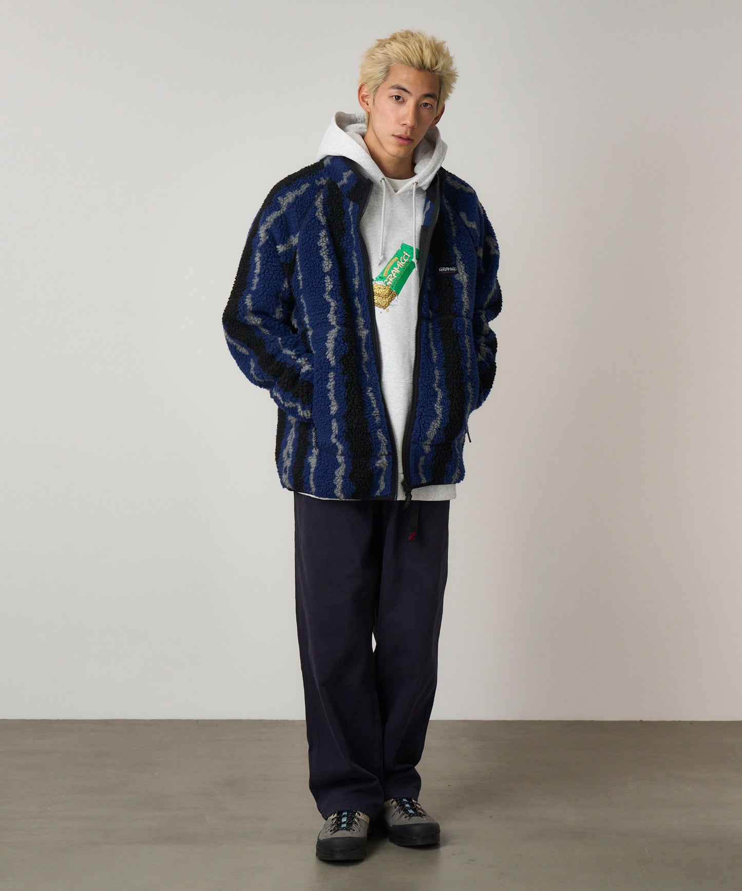 Gramicci Ripple Sherpa Jacket Navy
