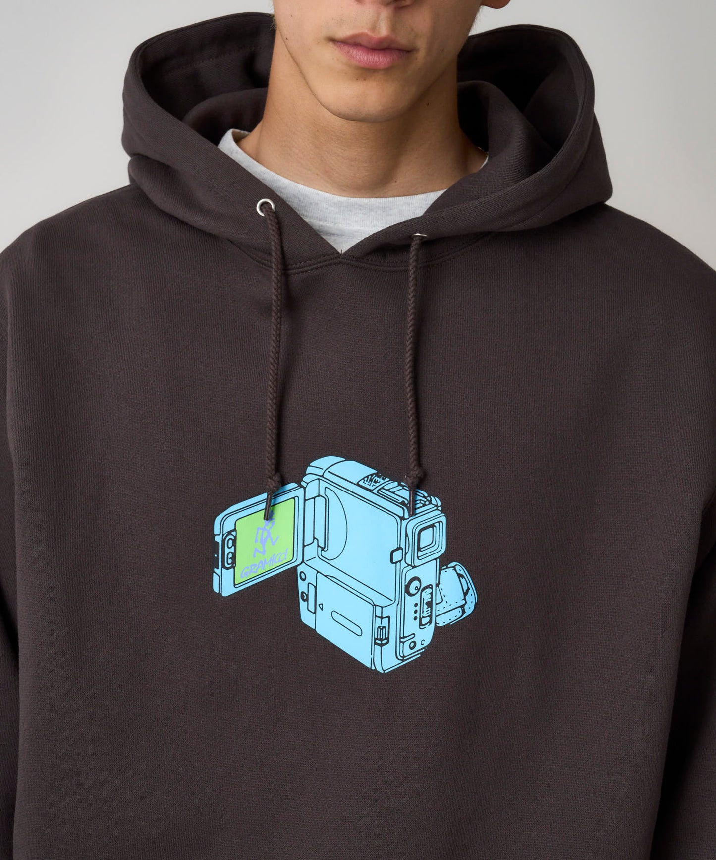 Gramicci Camcorder Hooded Sweatshirt Deep Brown