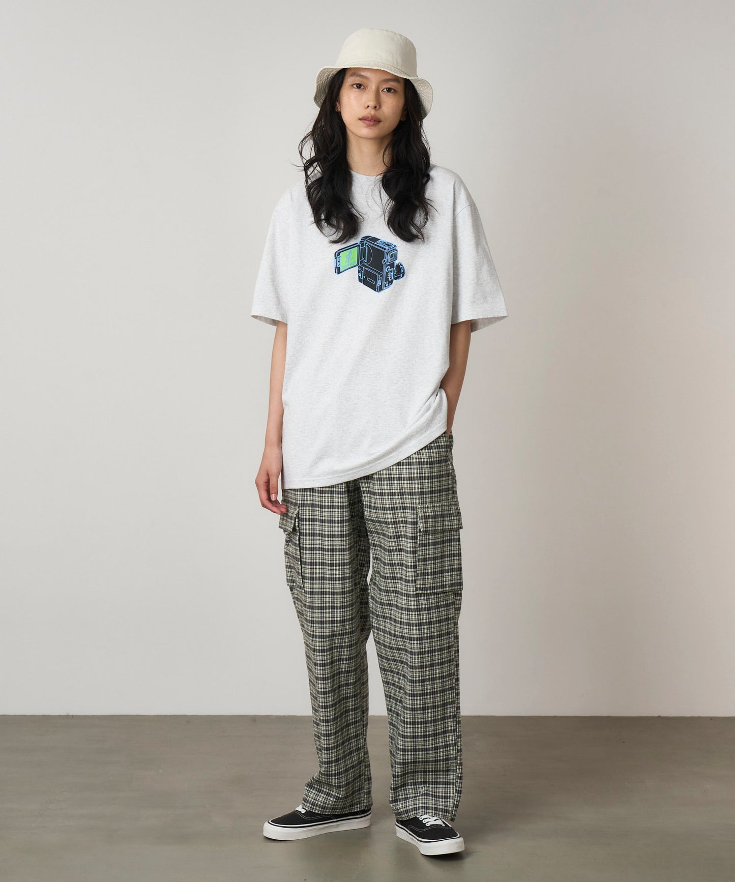 Gramicci Camcorder T-shirt Heather Grey