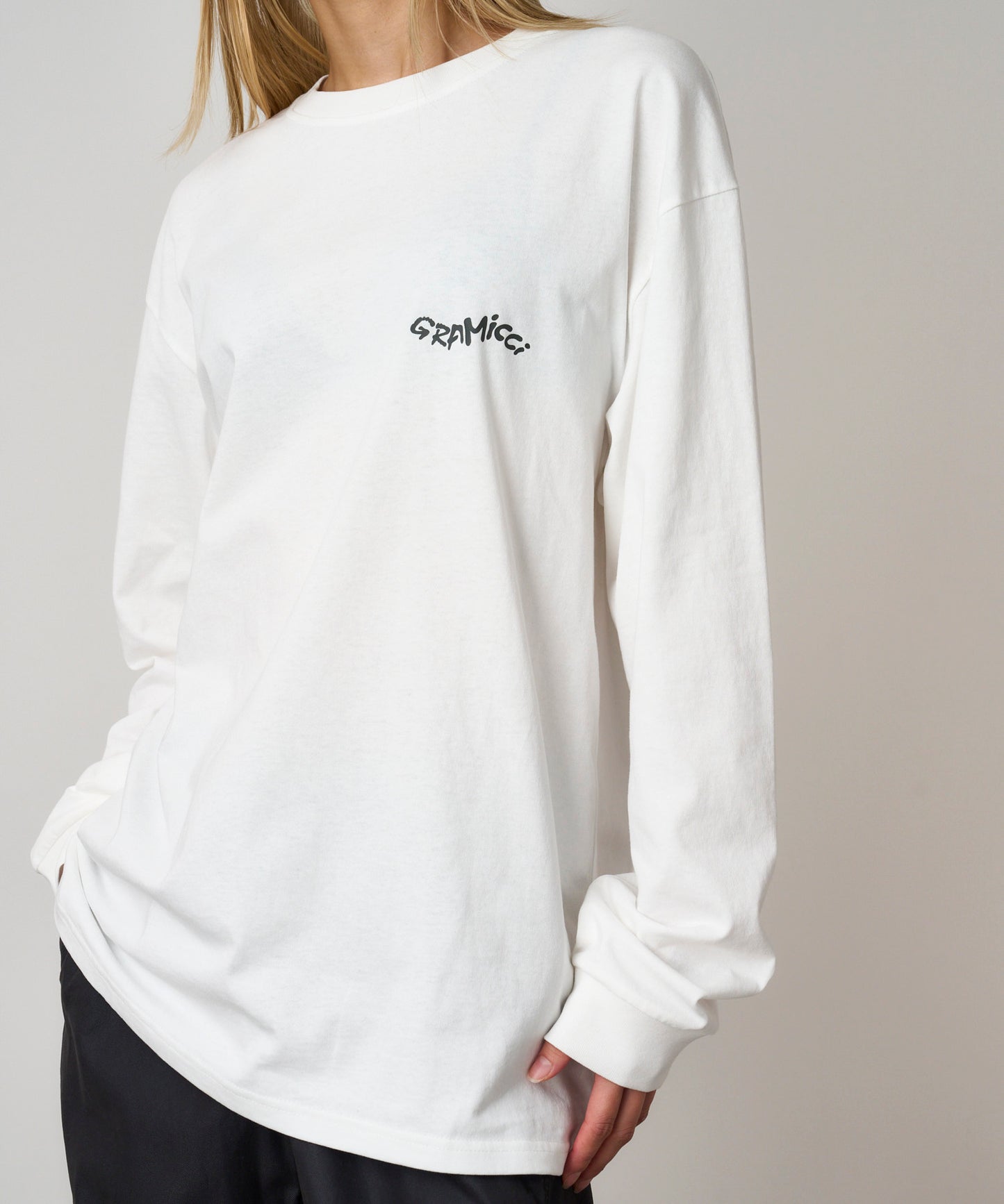 Gramicci Gecko Long Sleeve T-shirt White