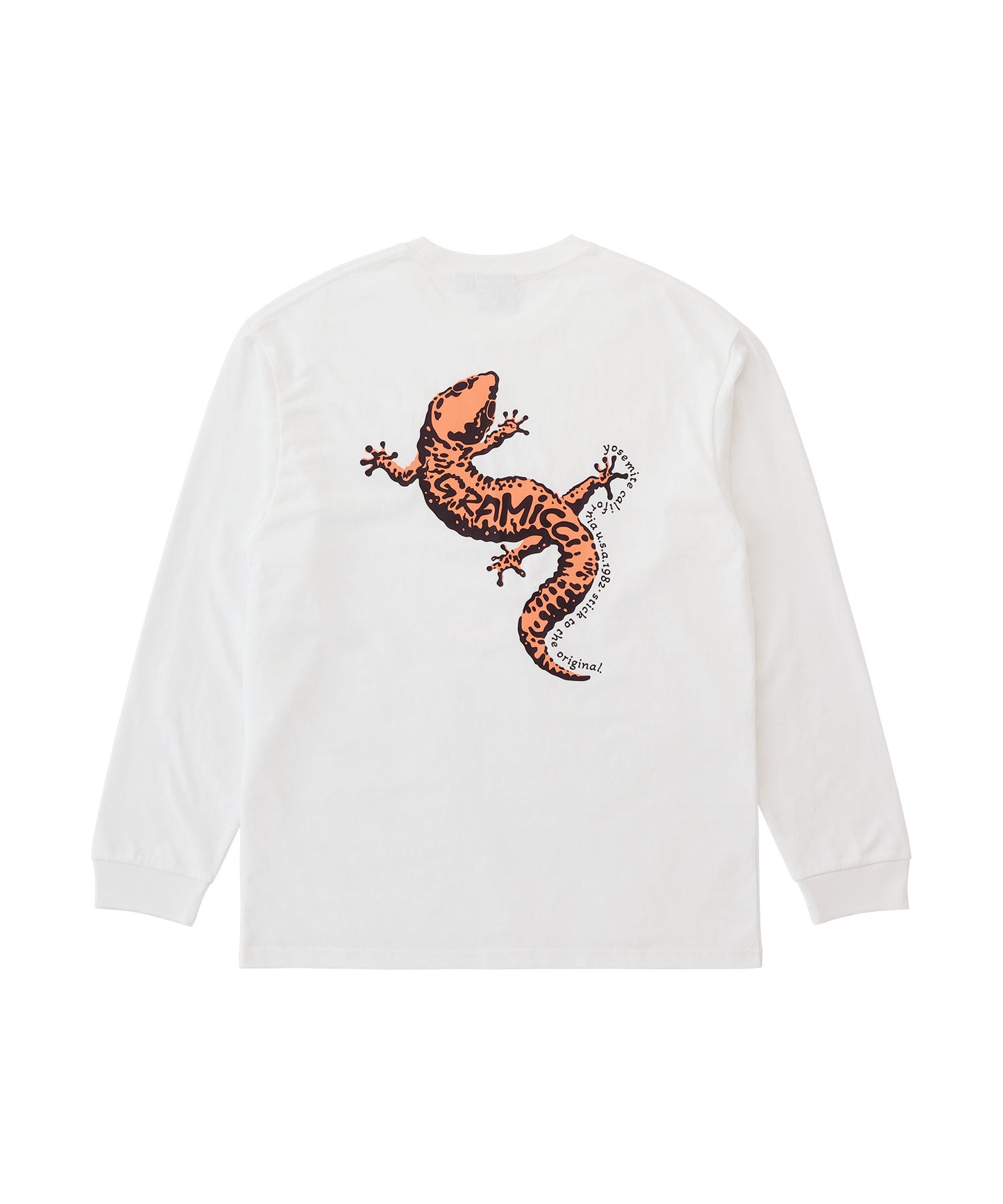 Gramicci Gecko Long Sleeve T-shirt White