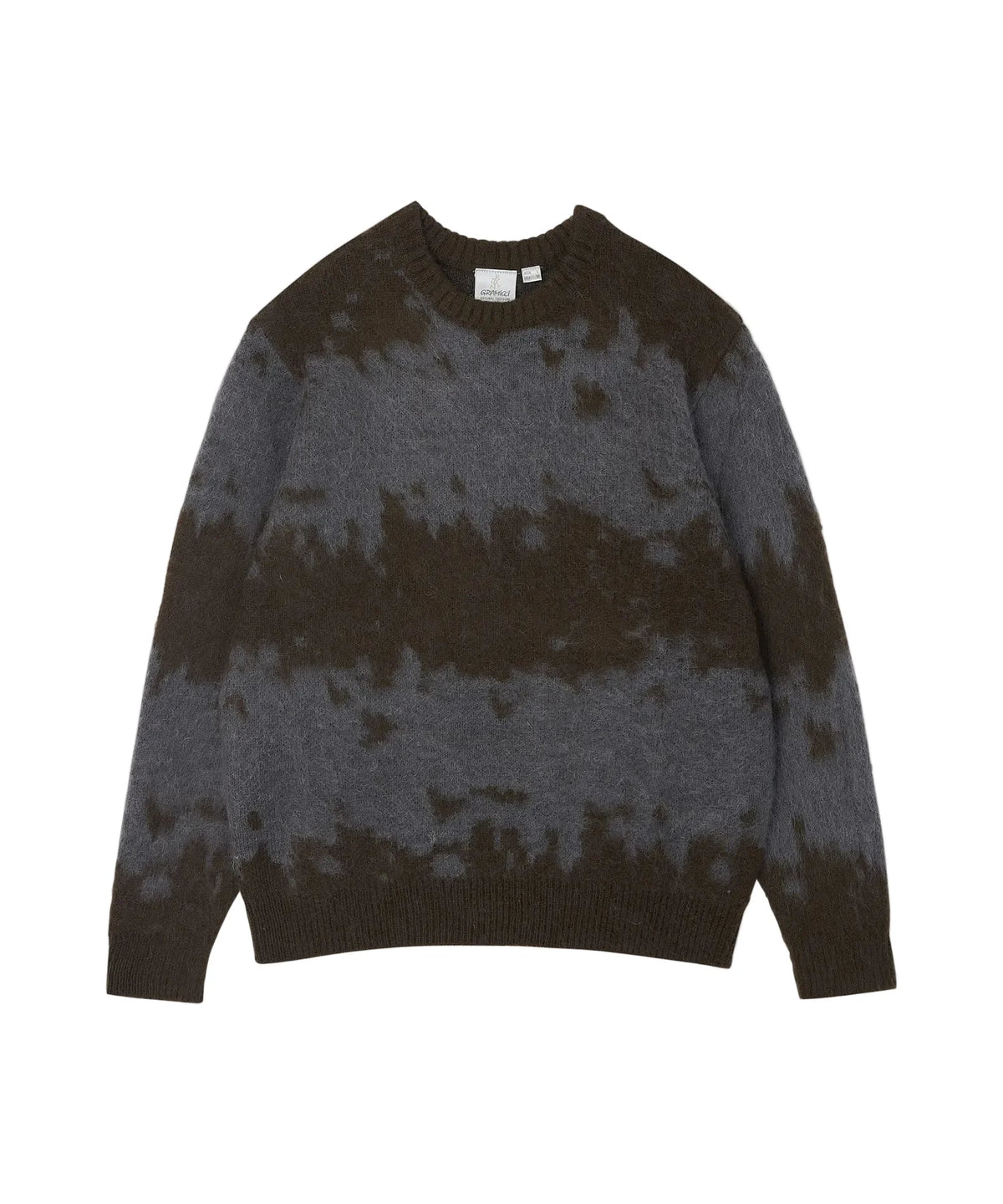 Gramicci Mohair Splatter Sweater Slate Grey