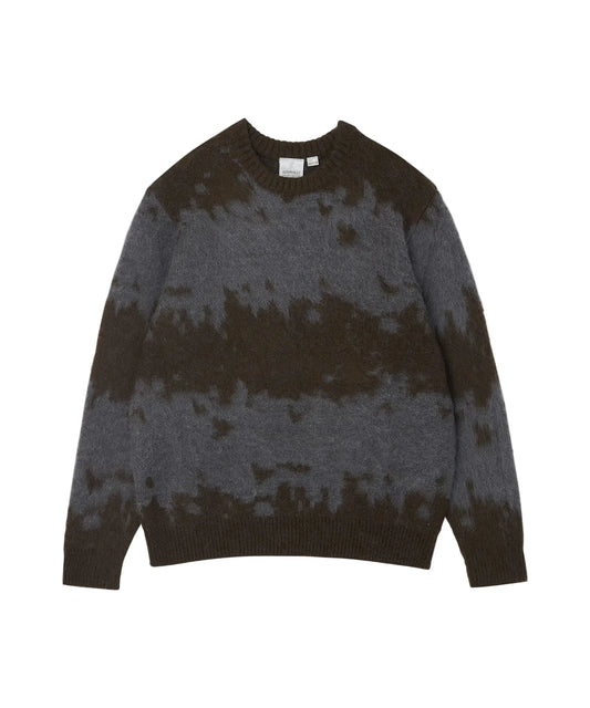 Gramicci Mohair Splatter Sweater Slate Grey