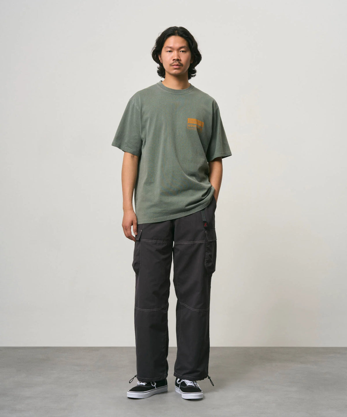 Gramicci Pigment Dyed Climbing T-shirt Sage Pigment