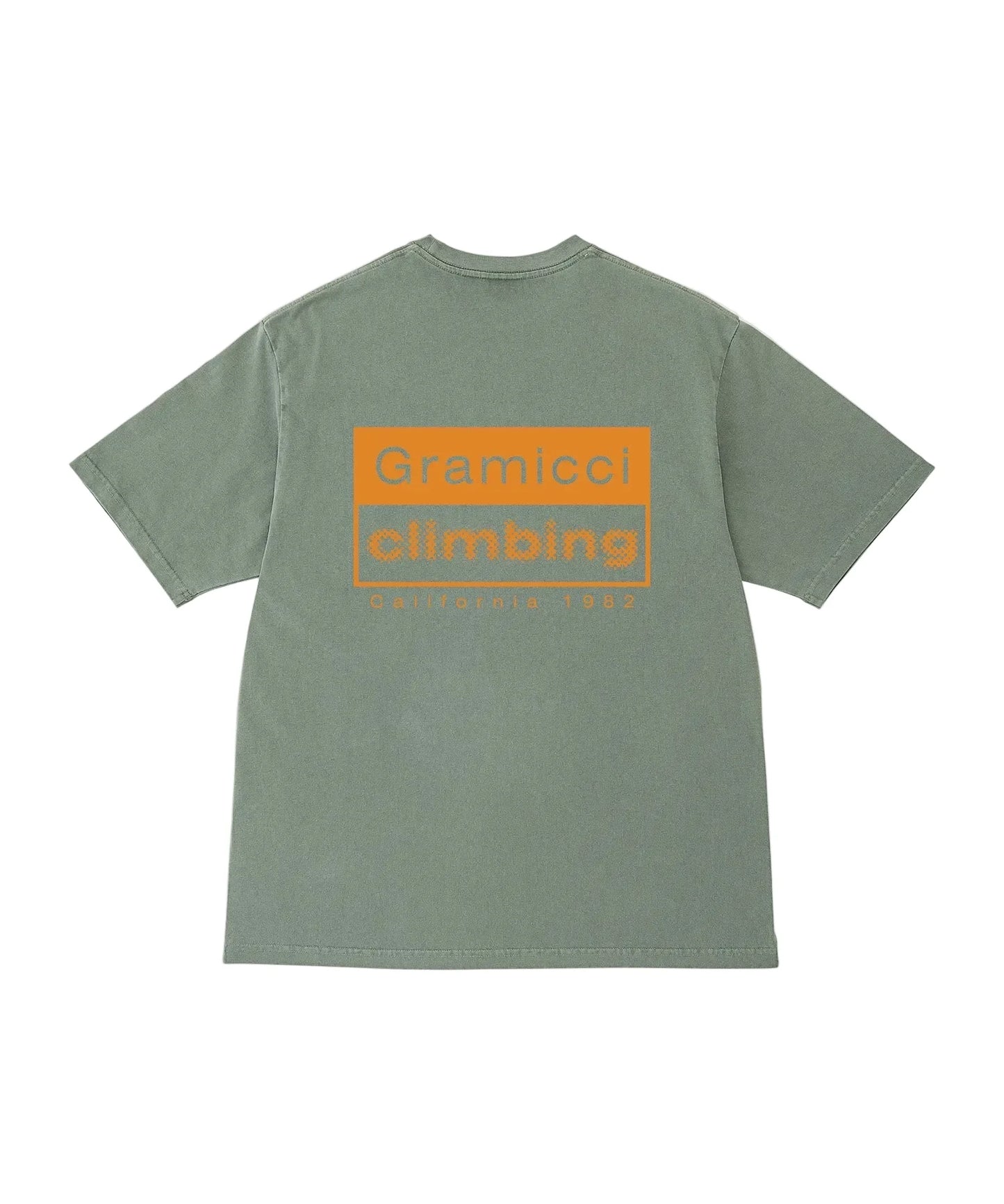 Gramicci Pigment Dyed Climbing T-shirt Sage Pigment