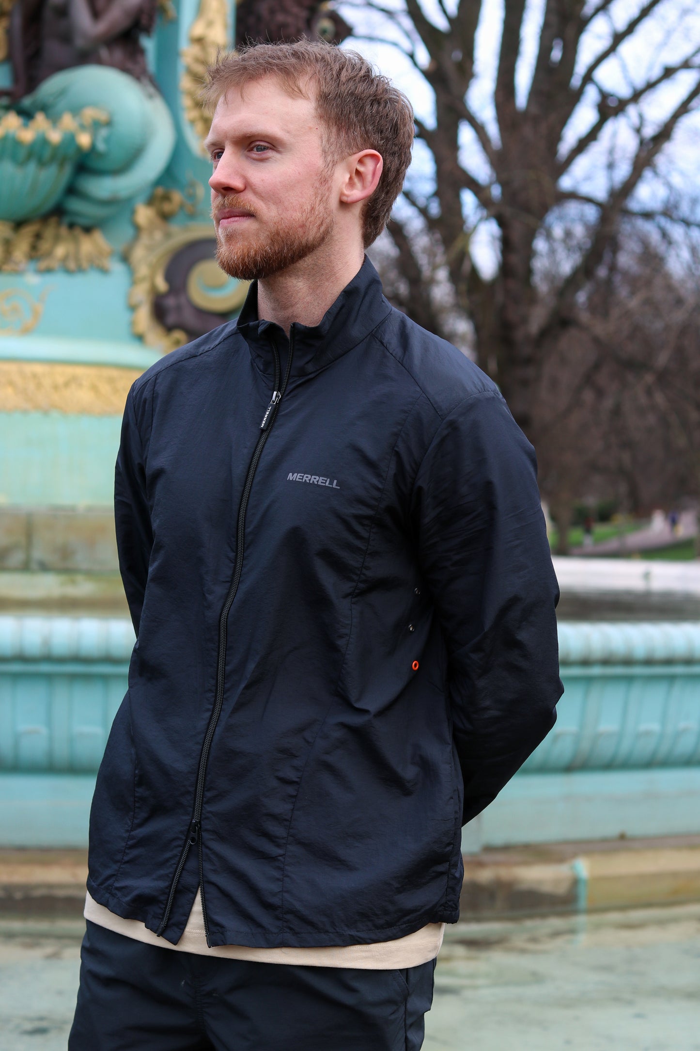 Merrell Mortimer Lightweight Windbreaker Black