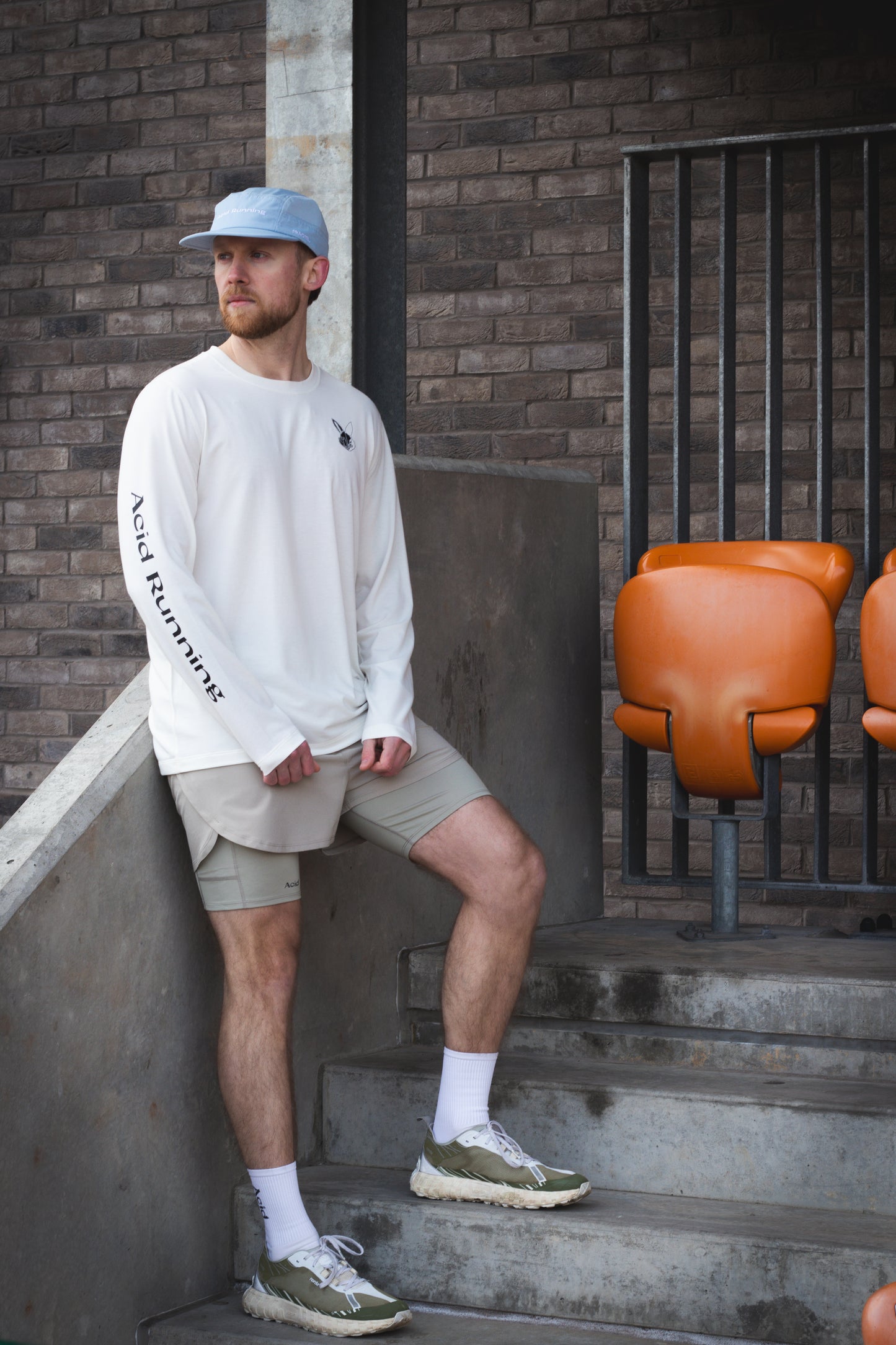Acid Running 2-in-1 Shorts Riverstone