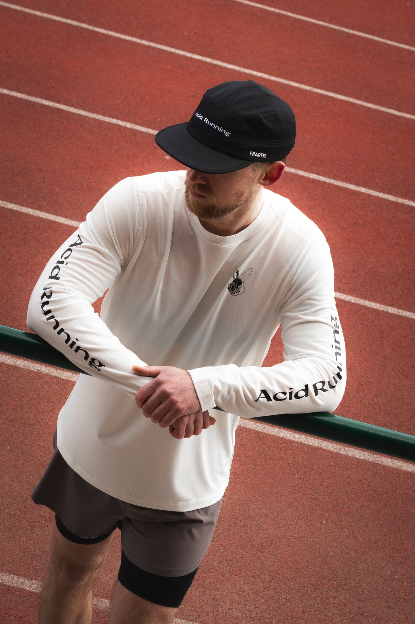 Acid Running Long Sleeve T-shirt Off White