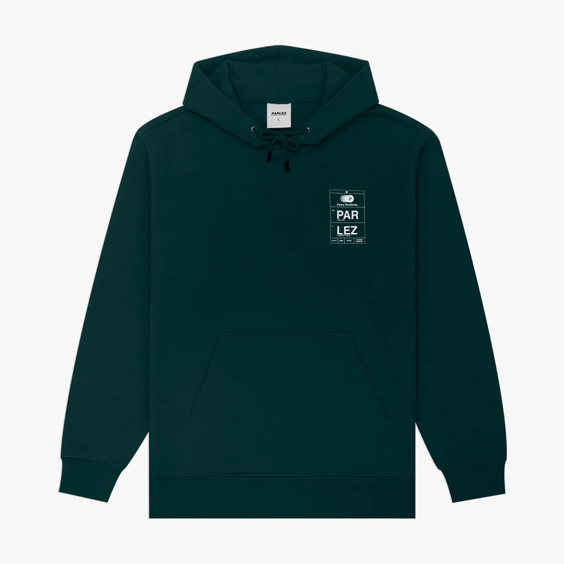 Parlez Layover Hoodie Deep Green