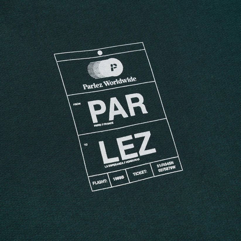 Parlez Layover Hoodie Deep Green