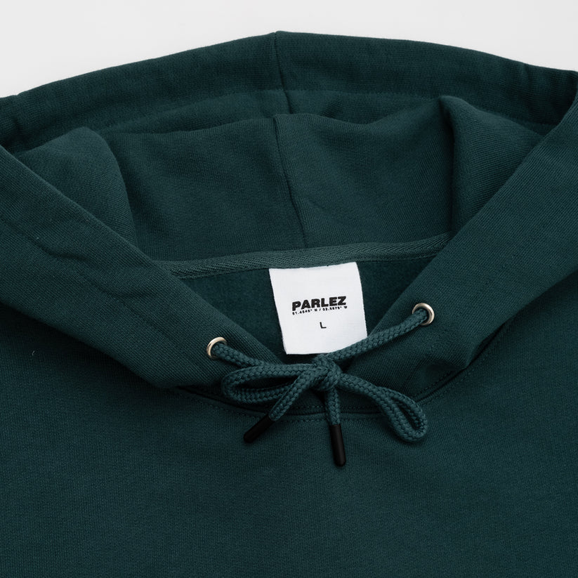 Parlez Layover Hoodie Deep Green