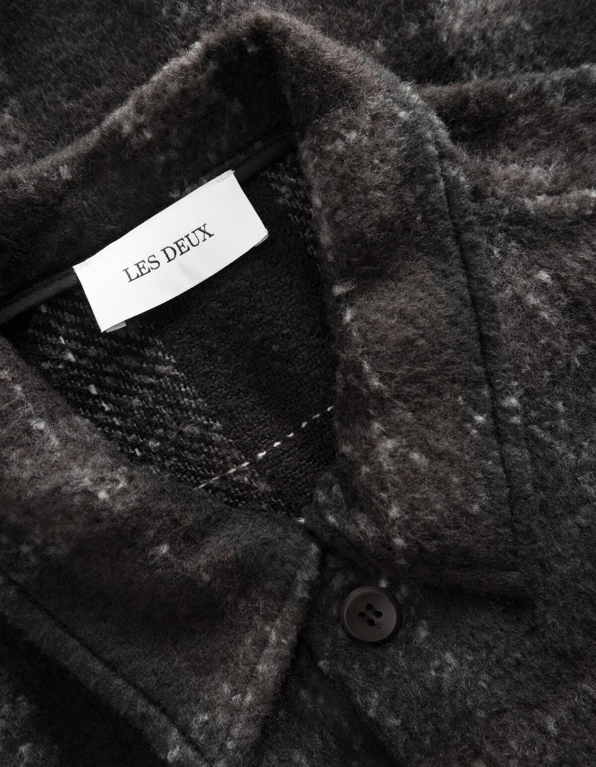 Les Deux Jayce Overshirt 2.0 Black/Charcoal