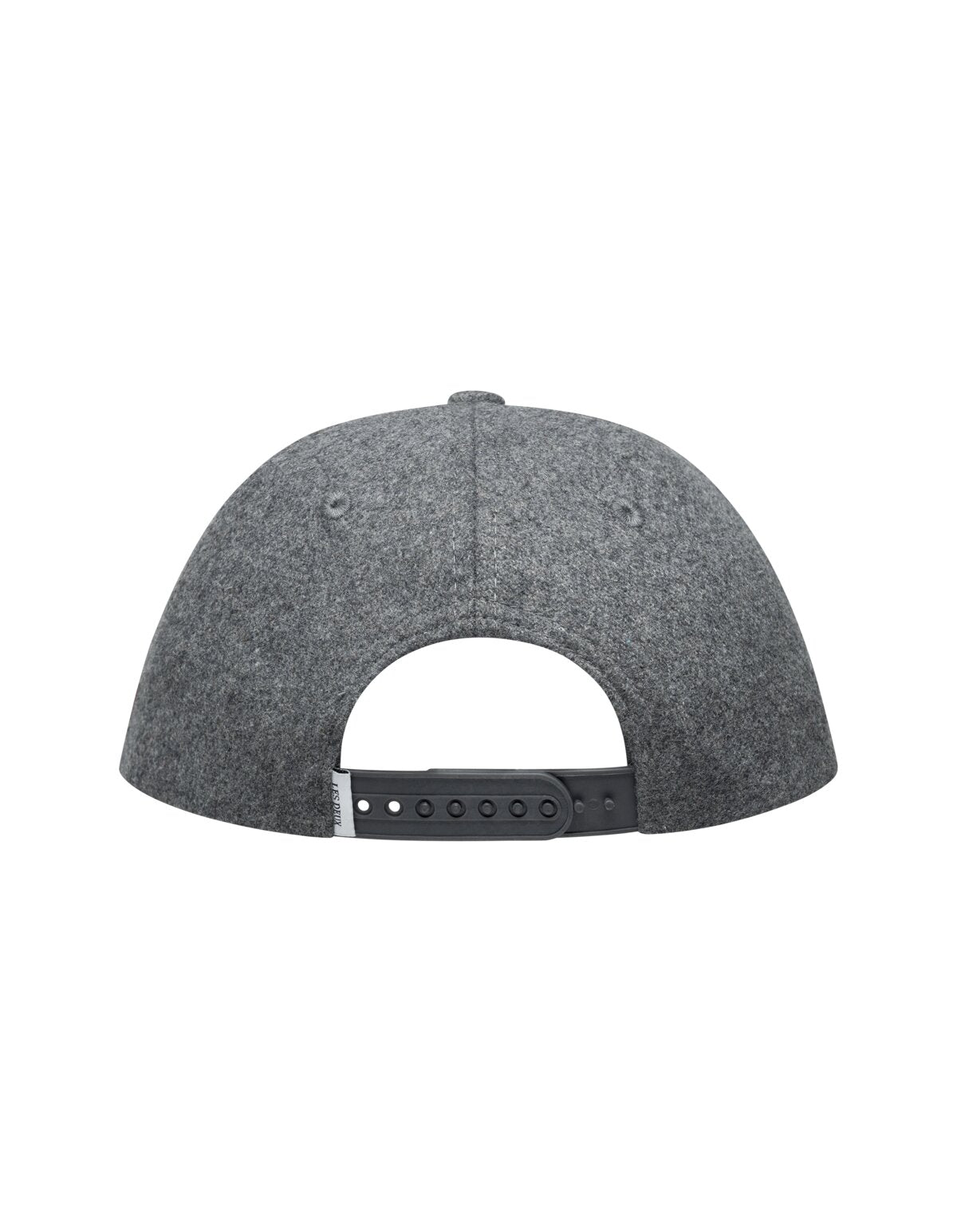 Les Deux Encore Wool Baseball Cap Light Grey Melange