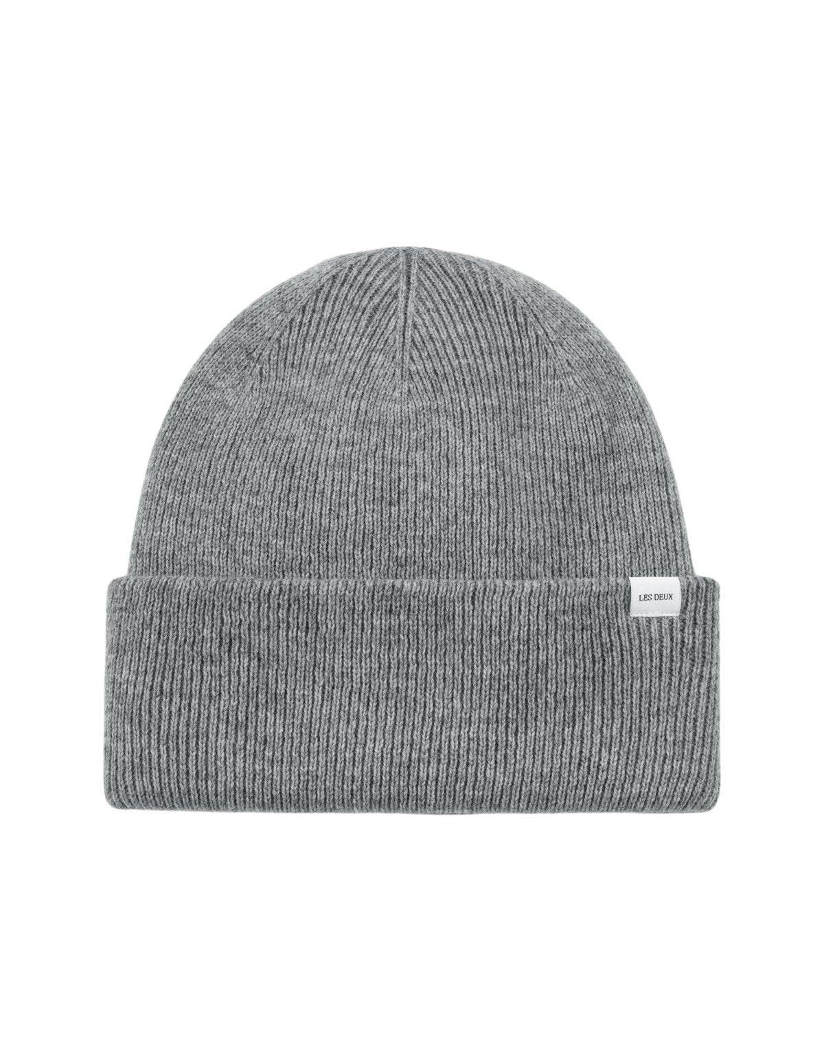 Les Deux Wayne Wool Beanie Grey Melange