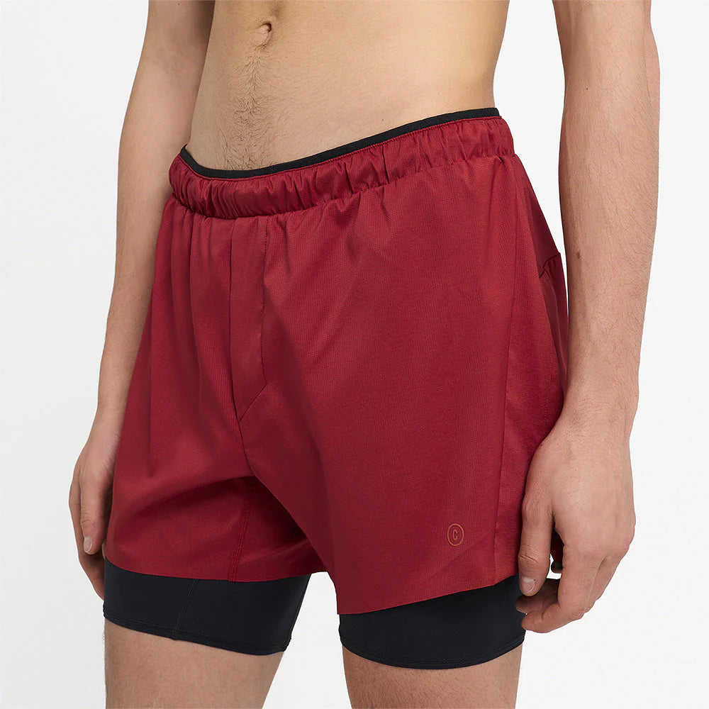 Ciele Athletics DLYShort 5" Long Brief Merlot/Red
