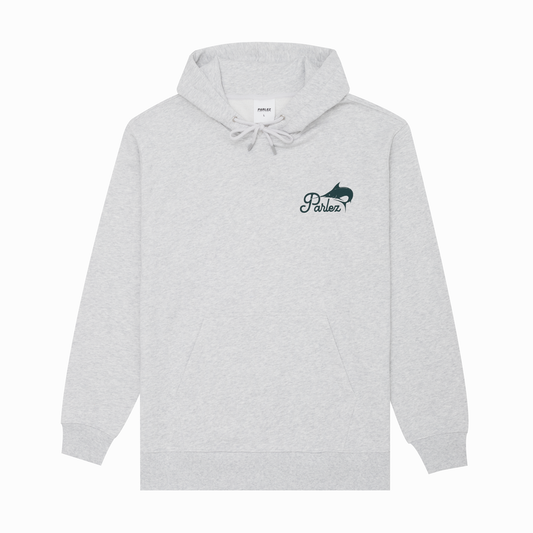 Parlez Marlin Hoodie Heather Grey