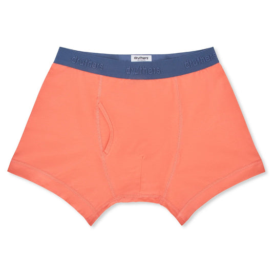 Druthers NYC Organic Cotton Boxer Briefs - Burnt Sienna