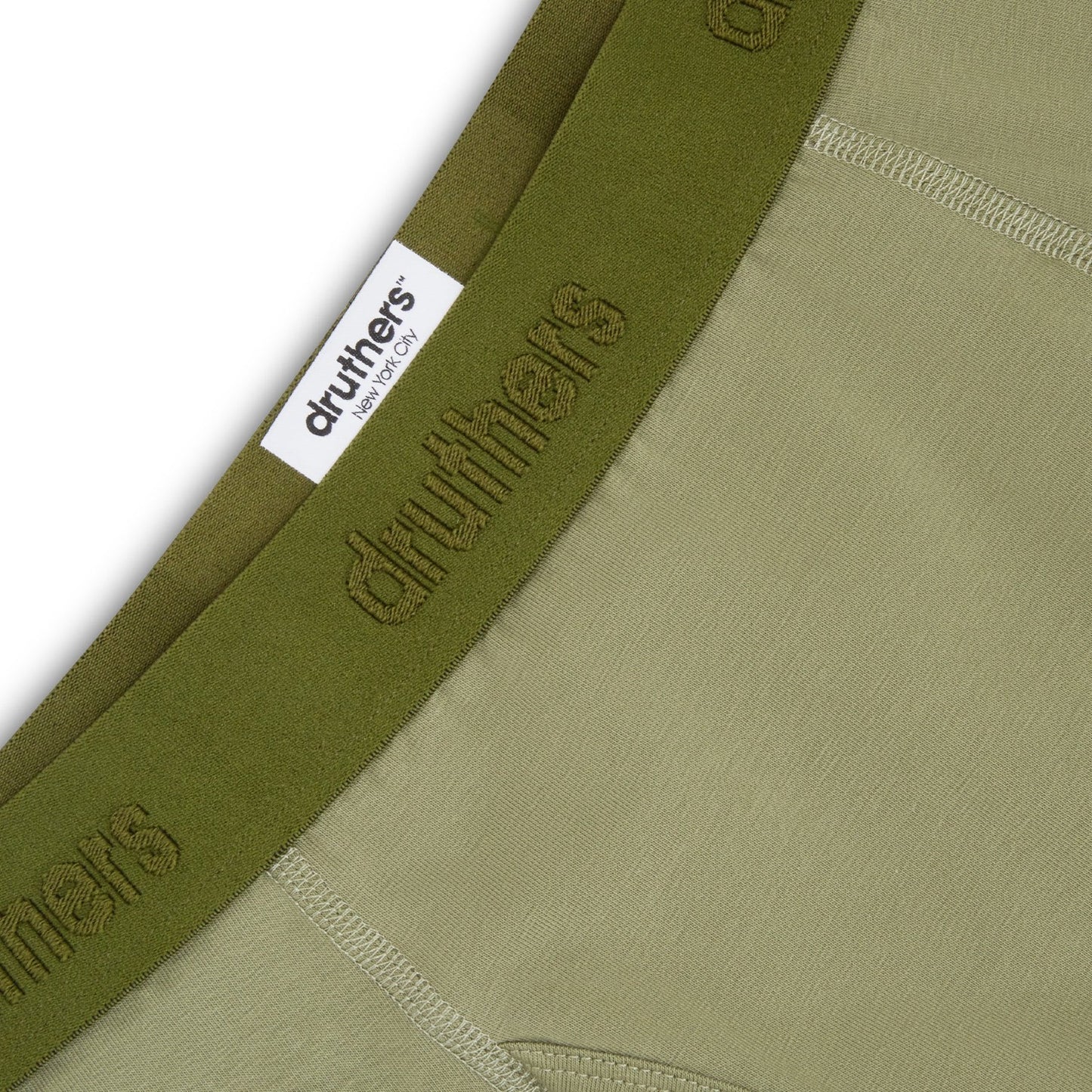 Druthers NYC Organic Cotton Boxer Briefs - Dusty Olive