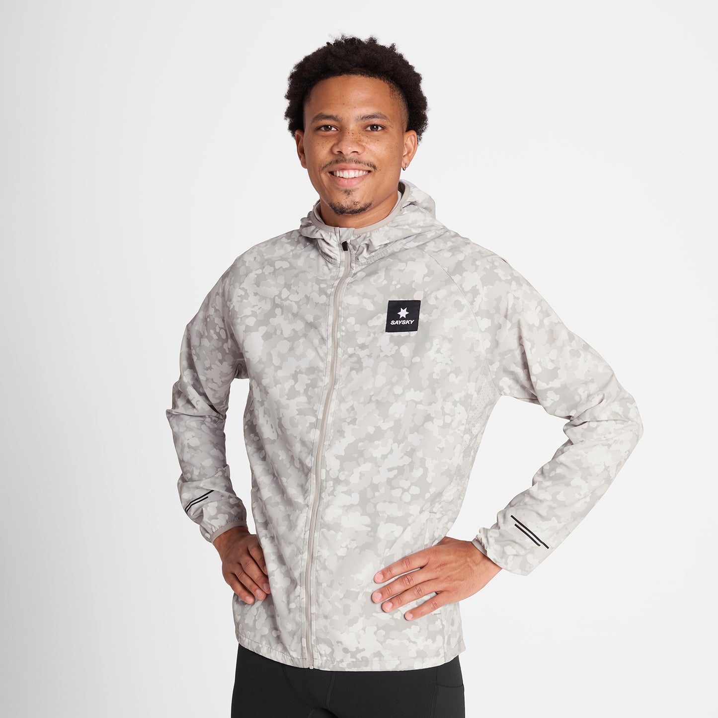SAYSKY Camo Pace Jacket Sand AOP