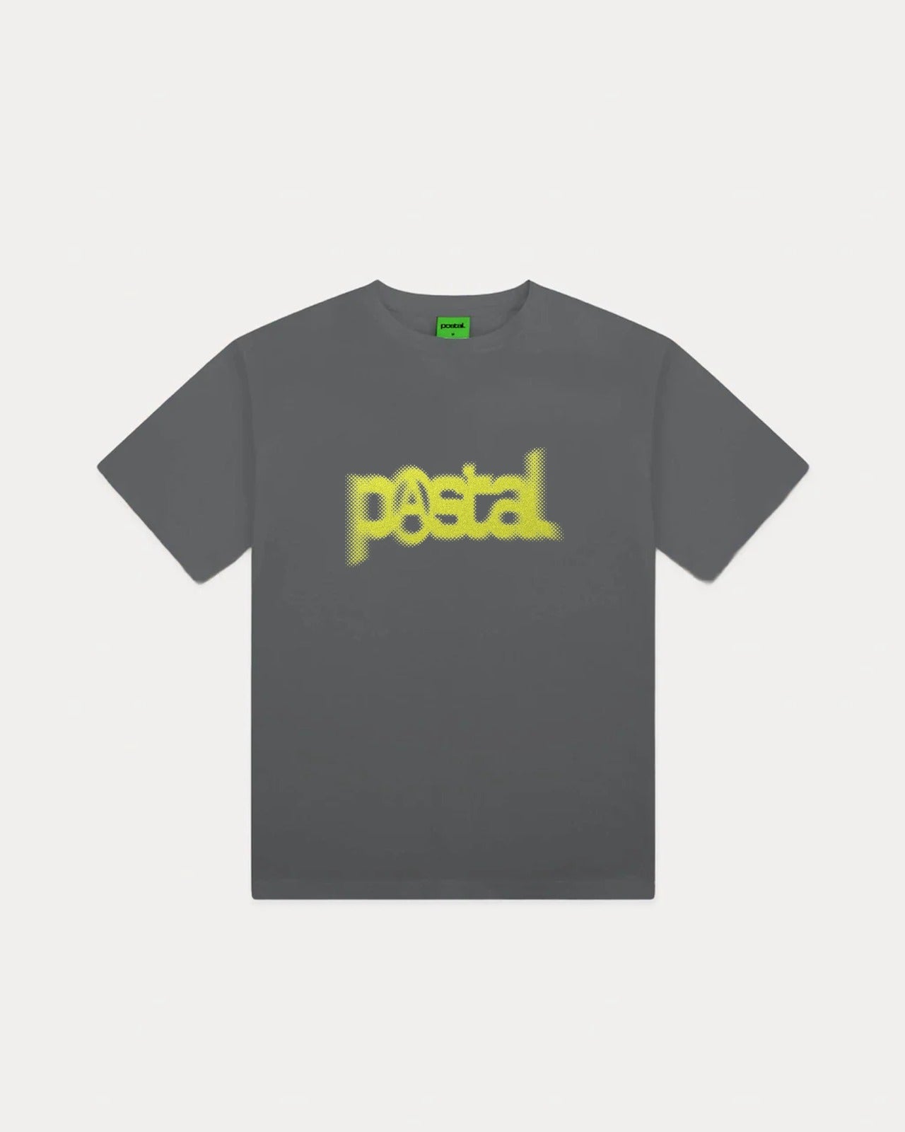 POSTAL Anarchy Metallic Print T-shirt Concrete Grey