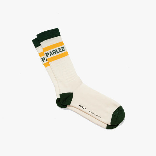 Parlez Strive Socks White/Kelp Green