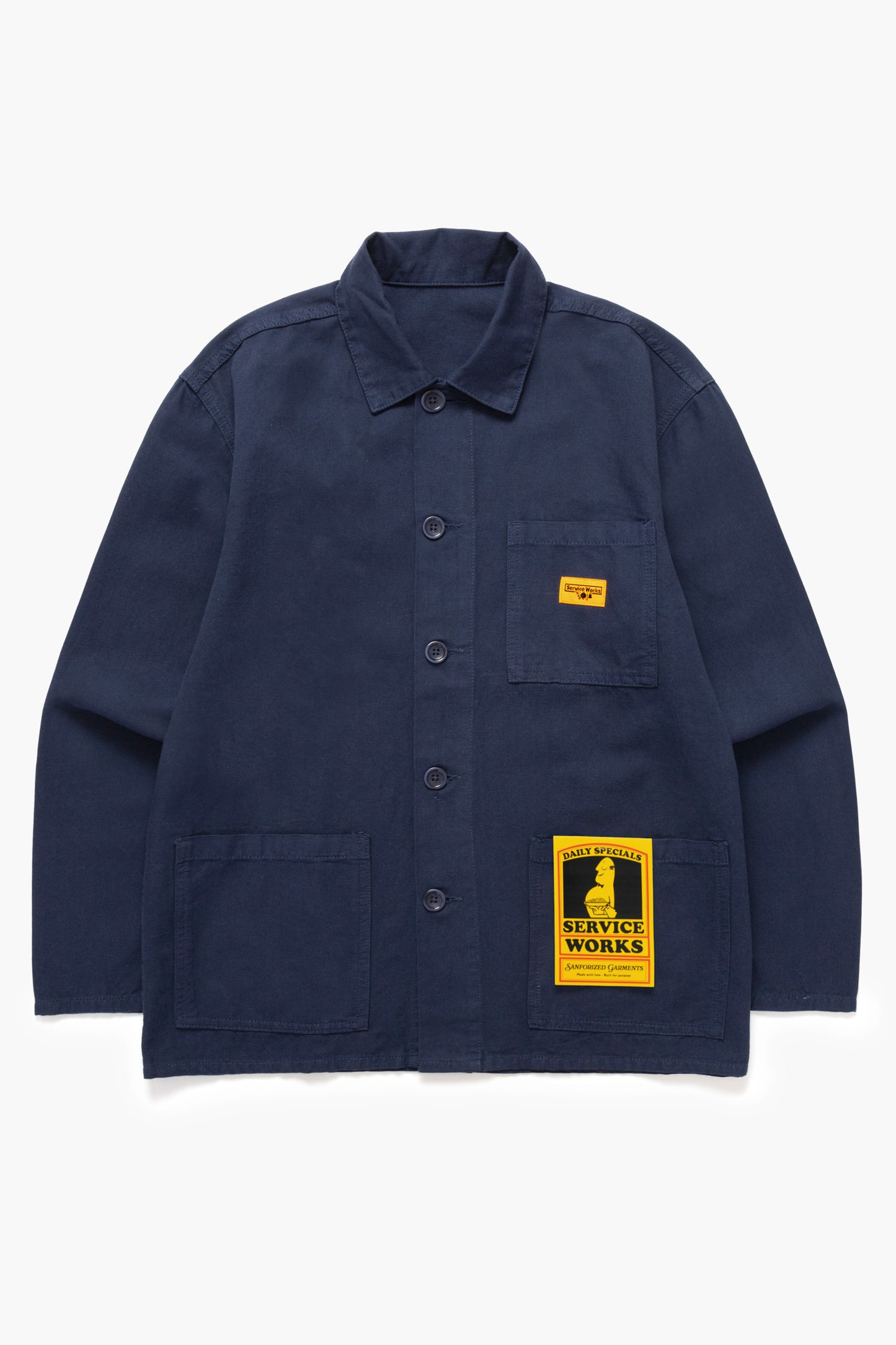 Service Works Classic Chore Shirt Dark Navy