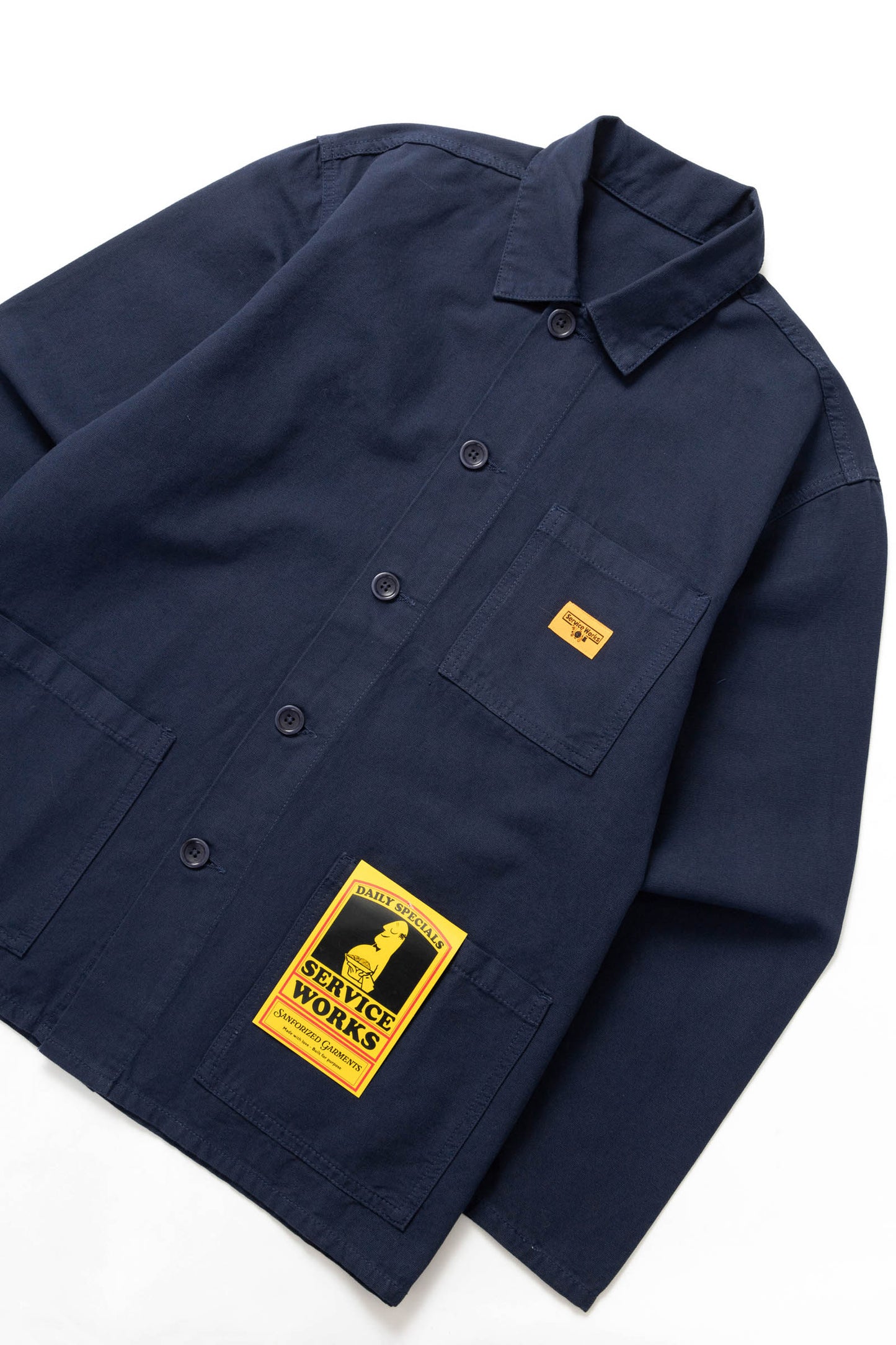 Service Works Classic Chore Shirt Dark Navy