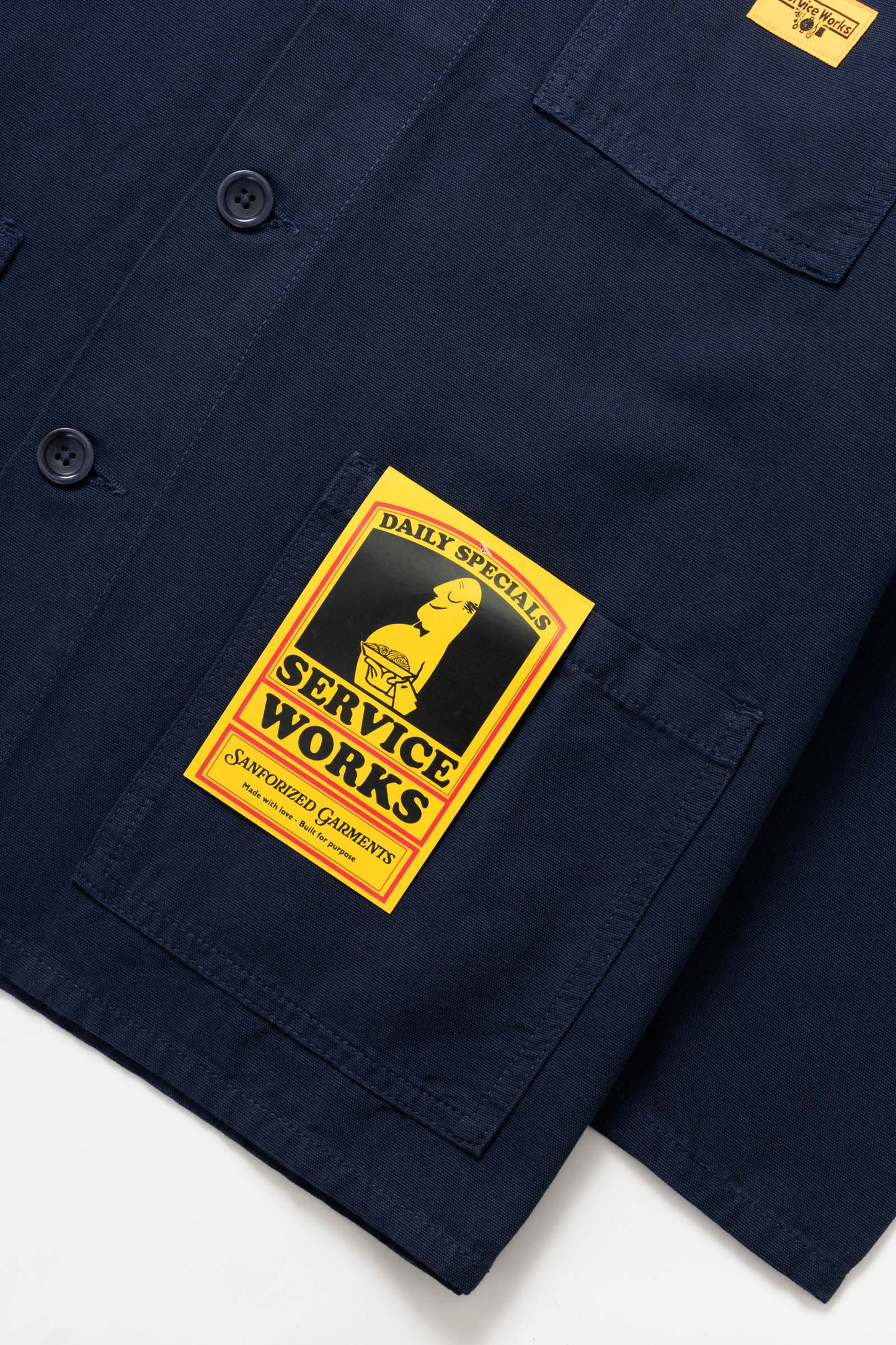 Service Works Classic Chore Shirt Dark Navy