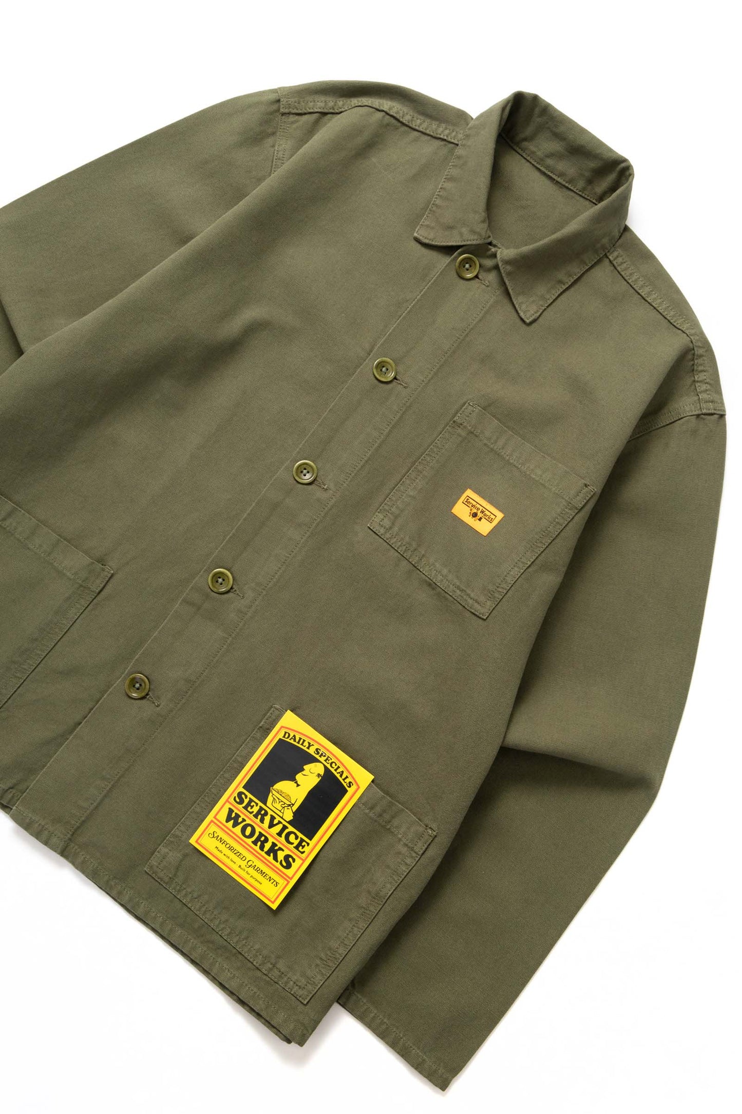 Service Works Classic Chore Shirt Olive